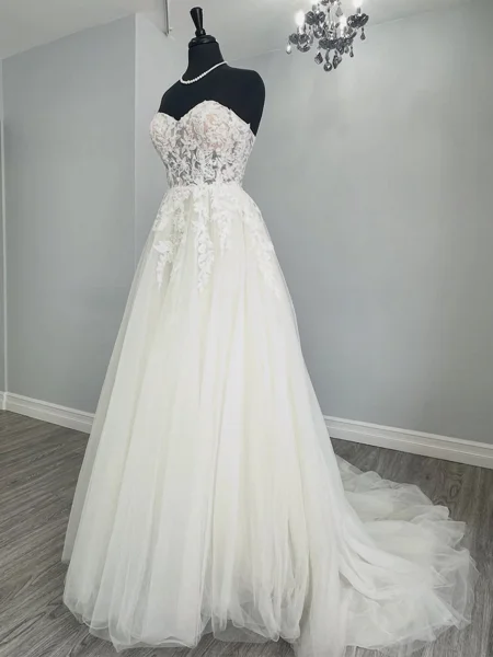 A-line kjole Sweetheart...