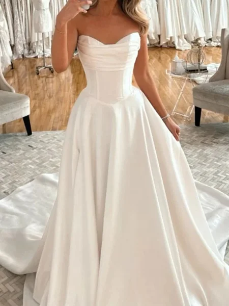 A-line kjole Sweetheart...