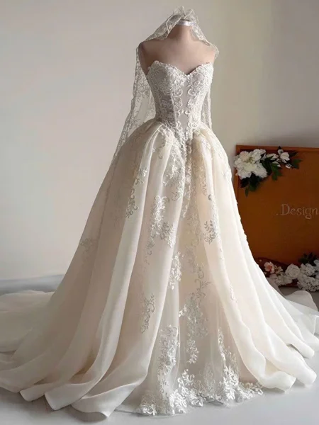 A-line kjole Sweetheart...