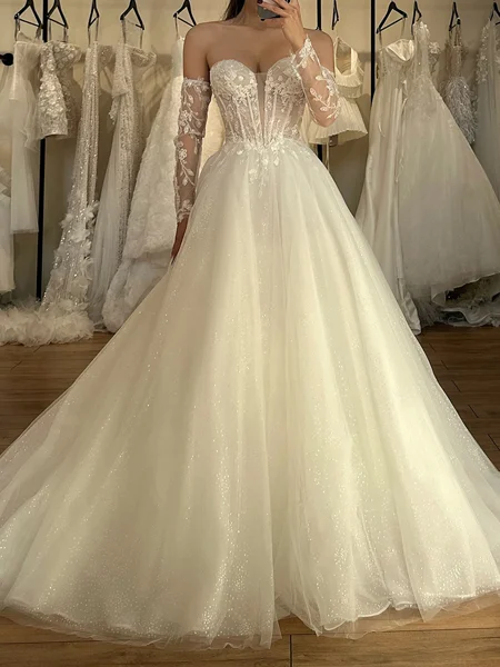 A-line kjole Sweetheart...