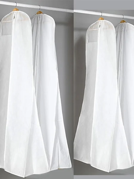 Hvite Elegante Kjolelengde Klesposer