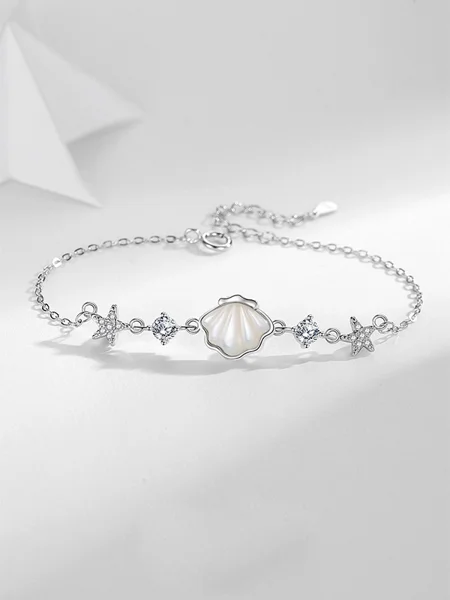 Elegant sølv med rhinestone...