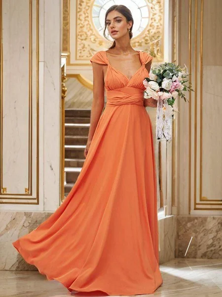 A-line kjole Jersey Ruched...