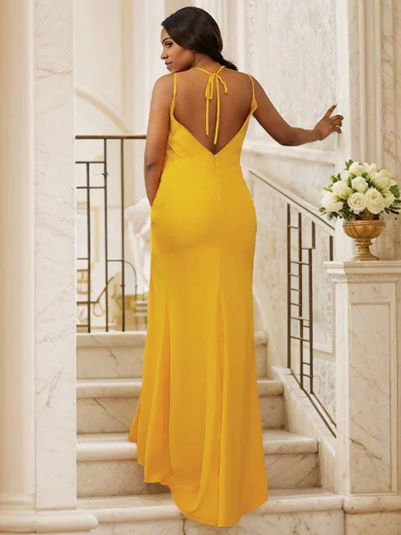 Sheath Jersey Ruched...