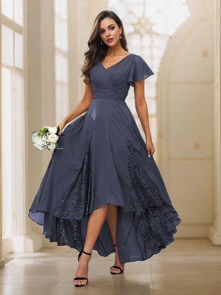 A-line kjole Chiffong...