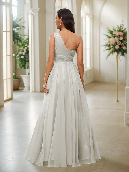 A-line kjole 30D Chiffongg...