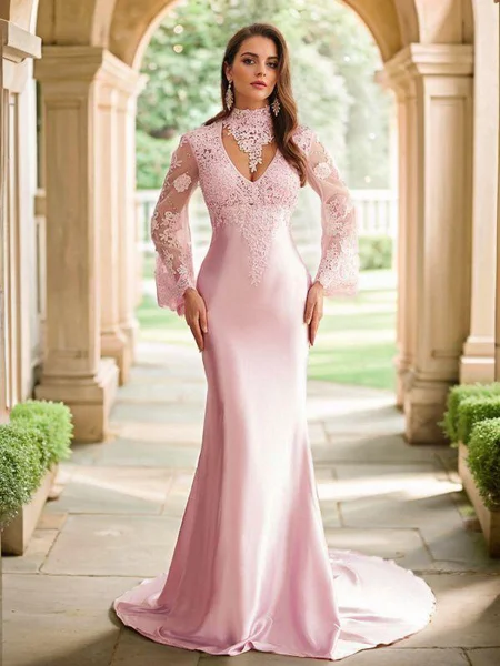 Sheath Silkeeaktig Sateng...