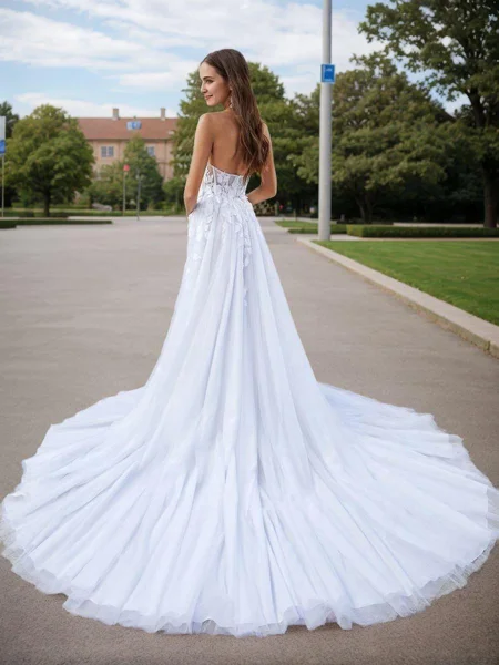 A-line kjole Sweetheart...