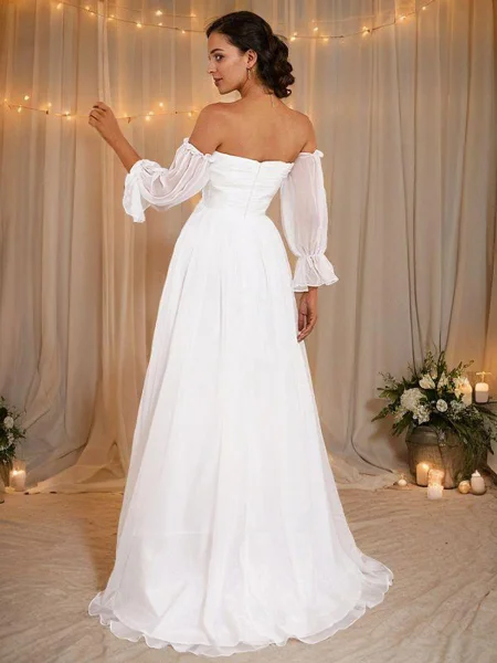 A-line kjole 30D Chiffongg...