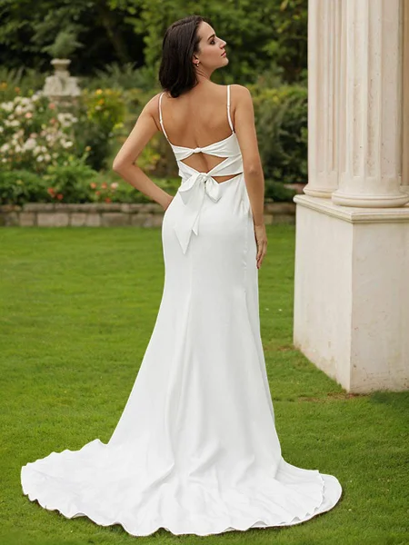 Sheath Strekk Crêpe Ruched...