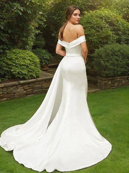 Sheath Charmeuse Ruched...