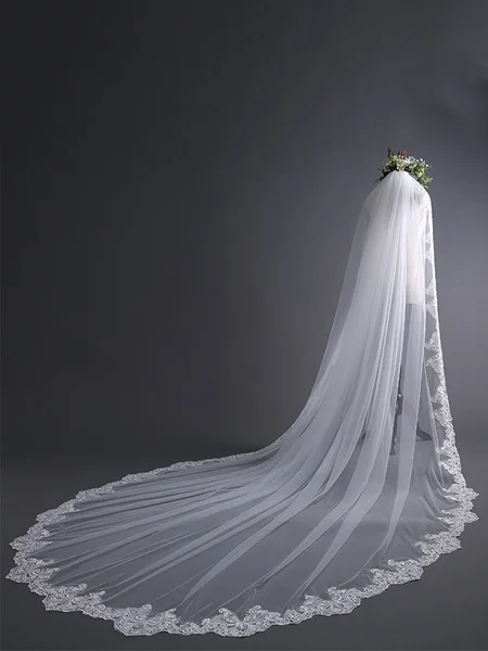 Elegante Lange Tyll...