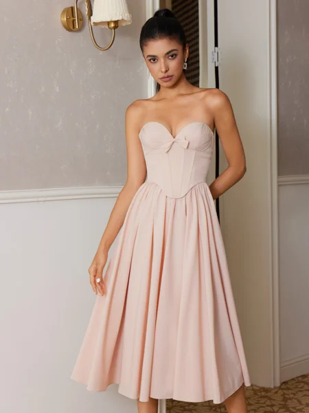 A-line kjole Sweetheart Bue...