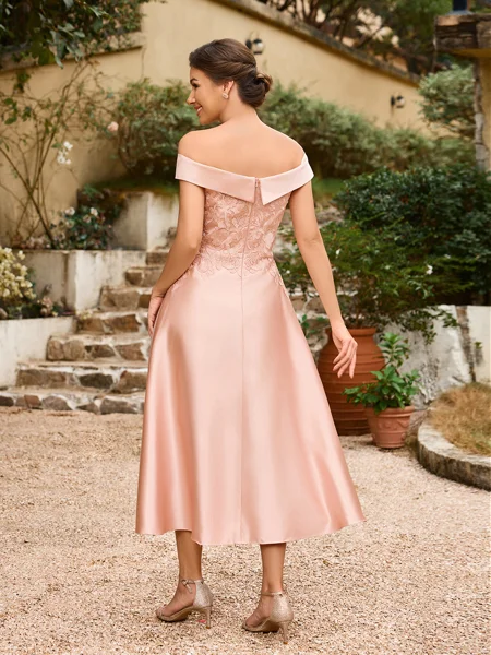 A-line kjole kjole Satin...