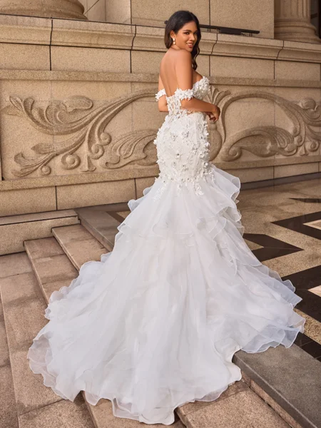 Trompet/Havfrue Organza...