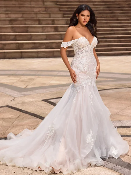 Trompet/Havfrue Organza...