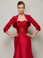 3/4 ermer taffeta spesielle anledninger sjal