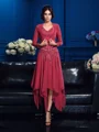 Chiffon lange ermer applikasjon spesielle anledninger sjal