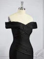 Sheath Bare Skuldre Sweep/Børste train Jersey Brudepikekjoleres