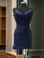 Sheath Sweetheart Ermeløs Kort/Mini Motekjoler