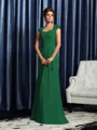 Sheath Sweetheart Sweep/Børste train Chiffong Brudens Mor Kjolees Med Applikasjoner Blonder