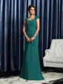 Sheath Sweetheart Sweep/Børste train Chiffong Brudens Mor Kjolees Med Applikasjoner Blonder