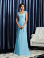 Sheath Sweetheart Sweep/Børste train Chiffong Brudens Mor Kjolees Med Applikasjoner Blonder