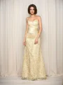 A-line kjole Sweetheart Gulvlengde Satin Brudens Mor Kjolees
