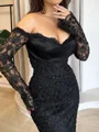 Slire Sweetheart Ankel-Lengde Blonder Corest Kjole
