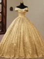 Ballkjole/Prinsesse Bare Skuldre Gulvlengde Korsett Ballkjole