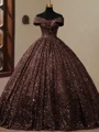 Ballkjole/Prinsesse Bare Skuldre Gulvlengde Korsett Ballkjole