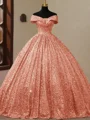 Ballkjole/Prinsesse Bare Skuldre Gulvlengde Korsett Ballkjole