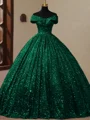 Ballkjole/Prinsesse Bare Skuldre Gulvlengde Korsett Ballkjole