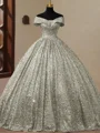 Ballkjole/Prinsesse Bare Skuldre Gulvlengde Korsett Ballkjole