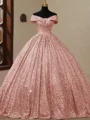 Ballkjole/Prinsesse Bare Skuldre Gulvlengde Korsett Ballkjole
