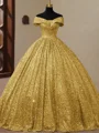 Ballkjole/Prinsesse Bare Skuldre Gulvlengde Korsett Ballkjole
