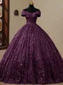 Ballkjole/Prinsesse Bare Skuldre Gulvlengde Korsett Ballkjole