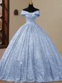 Ballkjole/Prinsesse Bare Skuldre Gulvlengde Korsett Ballkjole