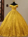 Ballkjole/Prinsesse Bare Skuldre Gulvlengde Korsett Ballkjole