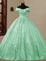 Ballkjole/Prinsesse Bare Skuldre Gulvlengde Korsett Ballkjole