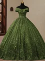 Ballkjole/Prinsesse Bare Skuldre Gulvlengde Korsett Ballkjole