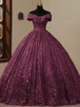 Ballkjole/Prinsesse Bare Skuldre Gulvlengde Korsett Ballkjole