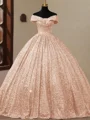 Ballkjole/Prinsesse Bare Skuldre Gulvlengde Korsett Ballkjole