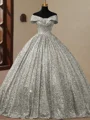 Ballkjole/Prinsesse Bare Skuldre Gulvlengde Korsett Ballkjole