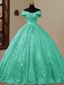 Ballkjole/Prinsesse Bare Skuldre Gulvlengde Korsett Ballkjole