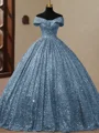Ballkjole/Prinsesse Bare Skuldre Gulvlengde Korsett Ballkjole