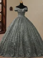 Ballkjole/Prinsesse Bare Skuldre Gulvlengde Korsett Ballkjole