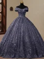 Ballkjole/Prinsesse Bare Skuldre Gulvlengde Korsett Ballkjole