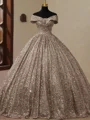 Ballkjole/Prinsesse Bare Skuldre Gulvlengde Korsett Ballkjole