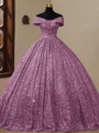 Ballkjole/Prinsesse Bare Skuldre Gulvlengde Korsett Ballkjole